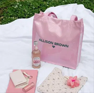 ALLISON BROWN 핑크 토트백 앨리슨 브라운 사에코