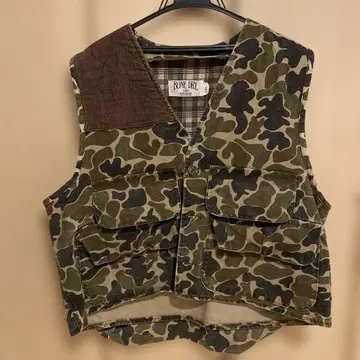 BONE DRY RED HEAD 카모플라쥬 빈티지 구제 의류 슈팅 베스트