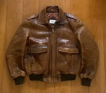 플라이트 자켓 A2 가죽 자켓 천연 가죽