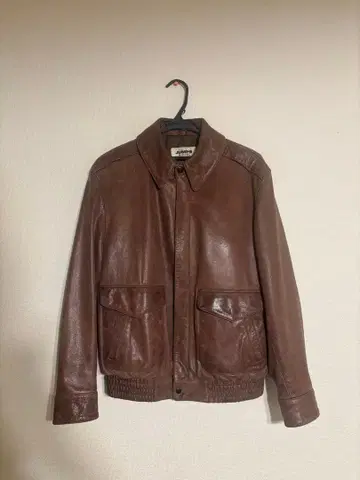 A2 플라이트 자켓 카우 가죽