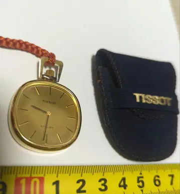 TISSOT STYLIST 골드 회중시계 수동 와인딩 시계