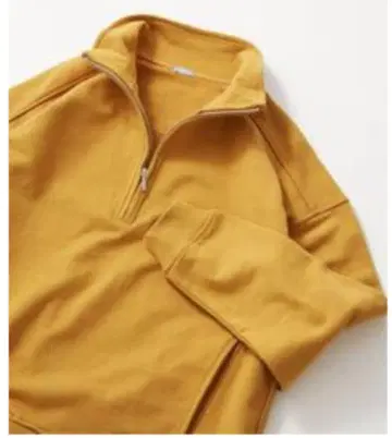 [ 새상품급 ] 저널 스탠다드 레리움 하프 지퍼 맨투맨 머스타드