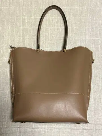 브라운 토트백 중형