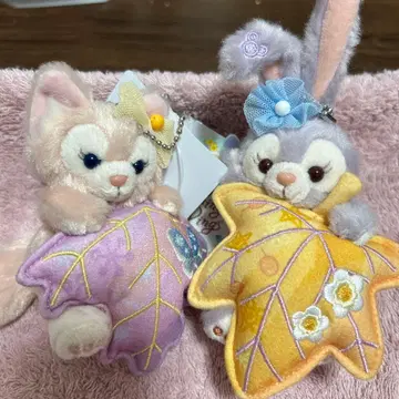 새상품 더피 프렌즈 위싱윙스 봉제인형 참 2개 세트