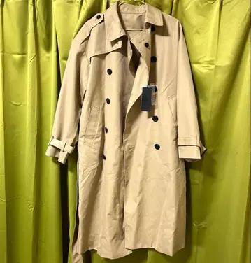 OMNES 베이지 트렌치코트 택 포함