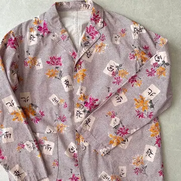 마작 올 패턴 3버튼 자켓 M 구제 의류 남성용