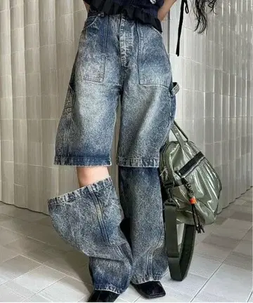 AmeriVINTAGE MEDI 2WAY REMOVE 데님 팬츠