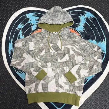 레어 X-girl 콜라보 올 패턴 돌 후드티 X-girl x YURINO