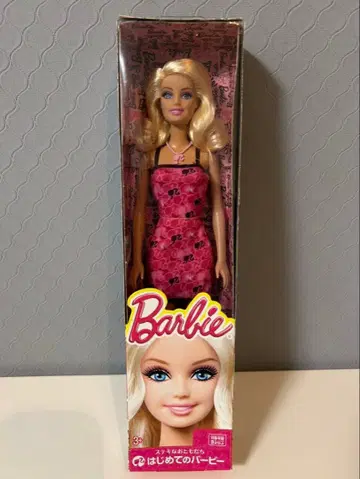 첫 바비 핑크 드레스 인형