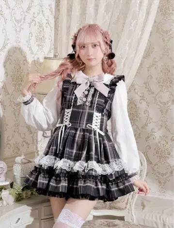 노에미 하트 비쥬 레이스업 셋업