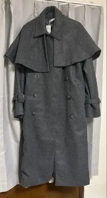 INGNI 그레이 더블 브레스트 코트 M