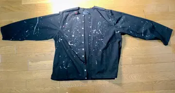 [ bukht 부크트 ] 페인트 셔츠 블랙 S 사이즈 일본제 긴팔