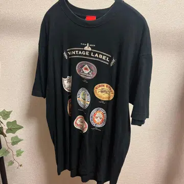 KIRIN BEER 빈티지 라벨 티셔츠 XL