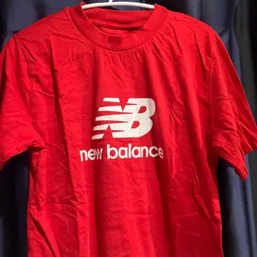 New Balance 로고 티셔츠 S 사이즈 레드 2개 세트