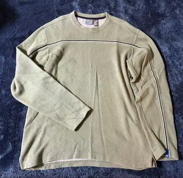 1997-2002 QUIKSILVER 올리브 그린 긴팔 니트 L
