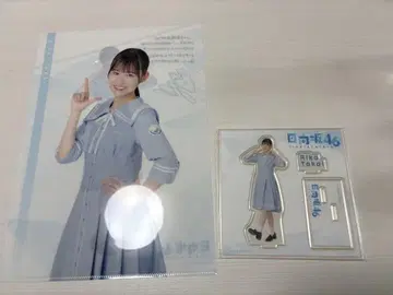 히나타자카46 복권 타카이 리카 아크릴 스탠드 클리어 파일 2종 세트