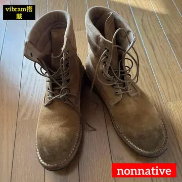 논네이티브 NONNATIVE*vibram 비브람솔 천연 가죽 부츠