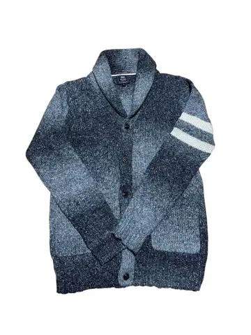 BEAMS HEART 그레이 계열 버튼 달린 가디건