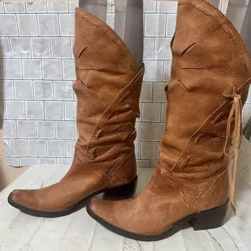 천연 가죽 MANA 웨스턴 부츠