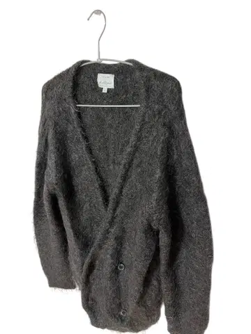 LEJUN 모헤어 혼합 가디건