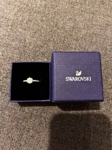 Swarovski 심플 크리스탈 반지