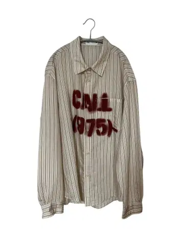 ZARA 스트라이프 프린트 긴팔 셔츠 CALL (975)