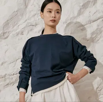 YONFA*플래시 슬릿 슬리브 T