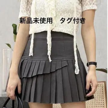 [ 즉시 구매 가능 ] evris 레이어드 플리츠 미니 스커트