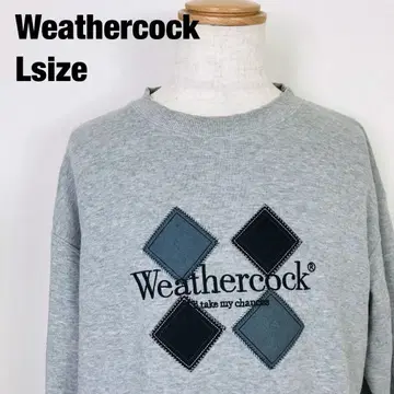 Weathercock 웨더콕 긴팔 로고 맨투맨 그레이 G7