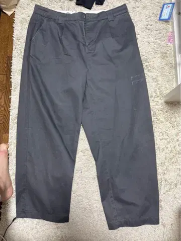 Dickies 워크 팬츠 그레이