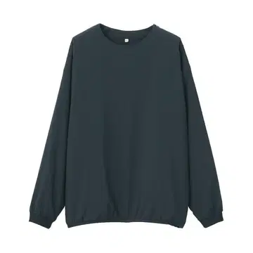 무인양품 MUJI Labo 보온 소재 안감을 사용한 풀오버 S~M 블랙