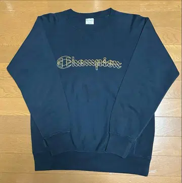 Champion 네이비 트레이닝복 맨투맨 리버스 위브