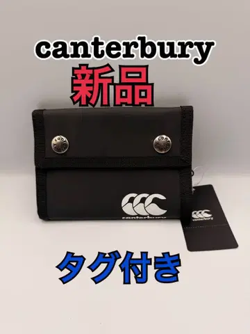 [새상품] Canterbury 캔터베리 3단 폴더형 지갑 블랙 B