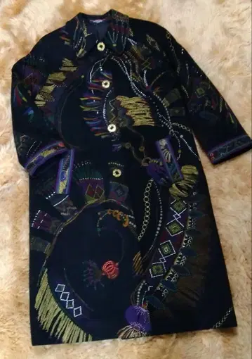 LEONARD 레오나르 코트 캐시미어 함유