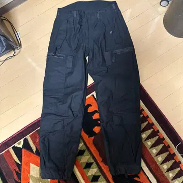 [가격 인하 상담 환영] 블랙 카고 팬츠 군용 군바지