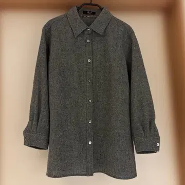 [새상품급] 닥스 그레이 셔츠 모 캐시미어