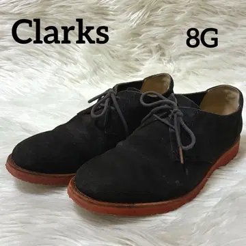 클락스 스웨이드 신발 27cm 상당 8G 검정 블랙 포멀 신발