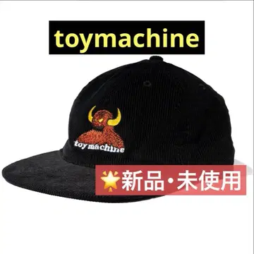 미사용 새상품 토이 머신 toy machine 코듀로이 캡 블랙
