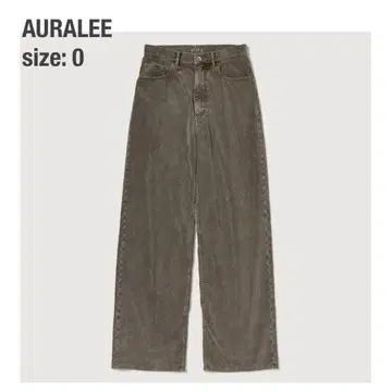 [ 새상품/인기 ] AURALEE 오라리 여성용 코듀로이 팬츠 0