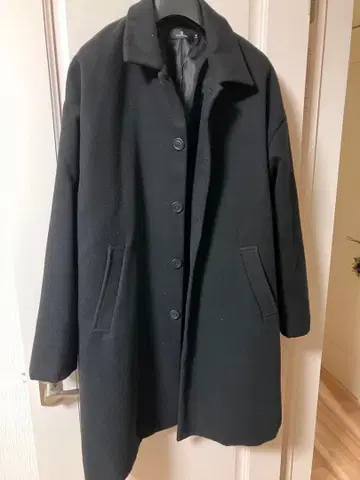 MONO-MART 멜톤 T/R 샤기 오버 사이즈 스텐카라 코트