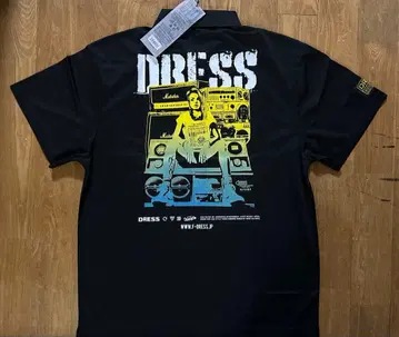 DRESS LOUD GIRL 드라이 피케 셔츠 블랙