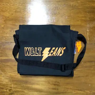 미사용 W&LT JEANS 숄더백 블랙