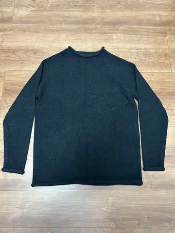 리브 블랙 니트 긴팔 L 사이즈