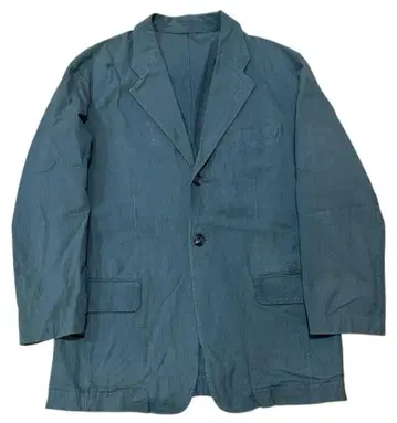 ISSEY MIYAKE 화이트 택 코튼 테일러드 자켓