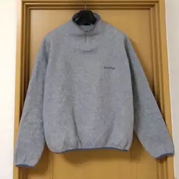 몽벨 90s 빈티지 하프 지퍼 모크넥 플리스 맨투맨