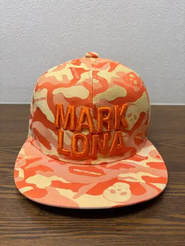MARK & LONA 마크앤로나 로고 자수 카모플라주 캡