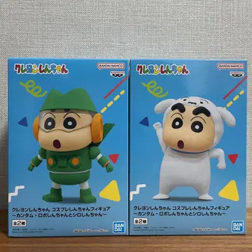 짱구는 못말려(크레용 신짱) 코스프레 짱구 피규어 칸담 로보 시로 2점