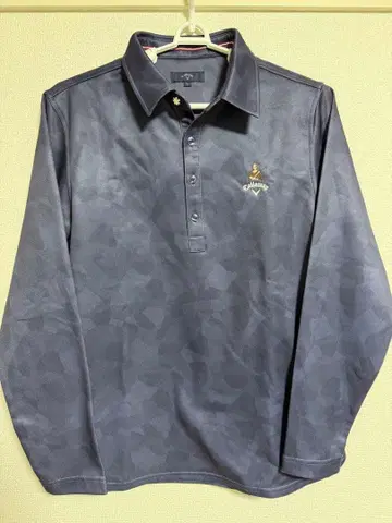 캘러웨이 긴팔 피케 셔츠 네이비 LL 사이즈