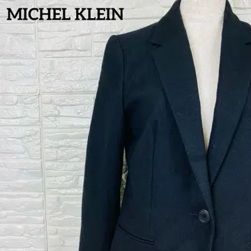 [ MICHEL KLEIN ] 미쉘클랑 ( 38 ) 테일러드 자켓 블랙