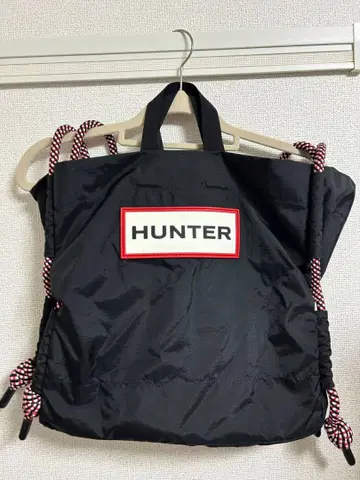 HUNTER 숄더백 블랙